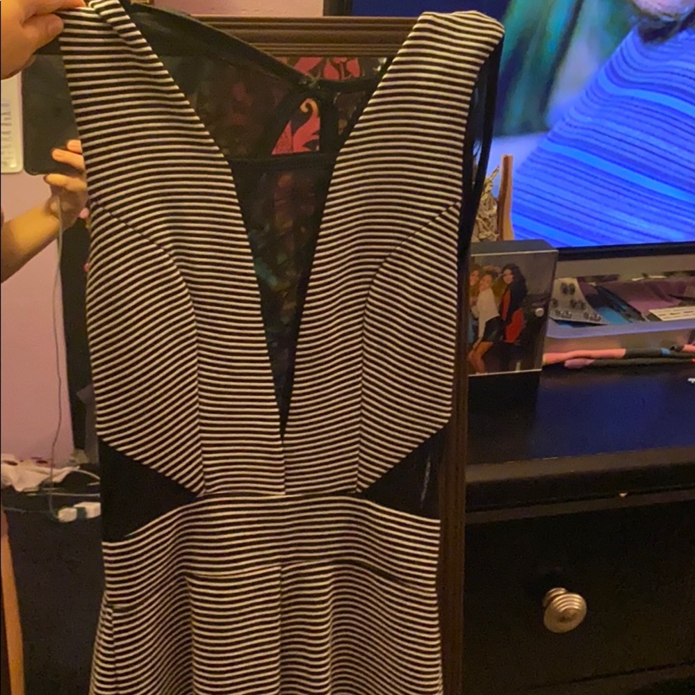 Striped romper
